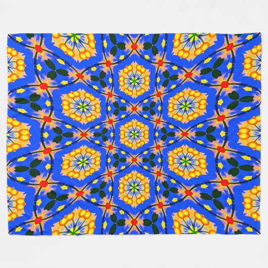 Ästhetisches Muster Fleecedecke (Vorderseite (Horizontal))