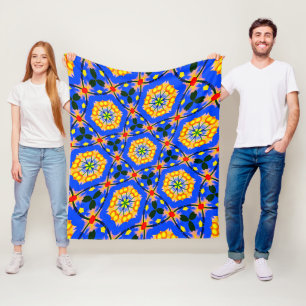 Ästhetisches Muster Fleecedecke