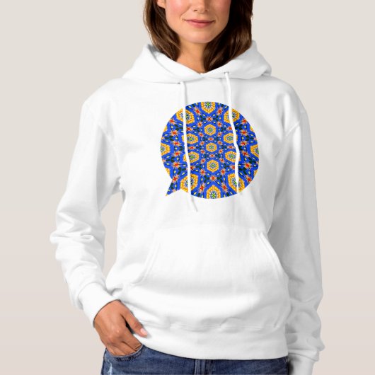 Ästhetisches Muster Hoodie (Vorderseite)
