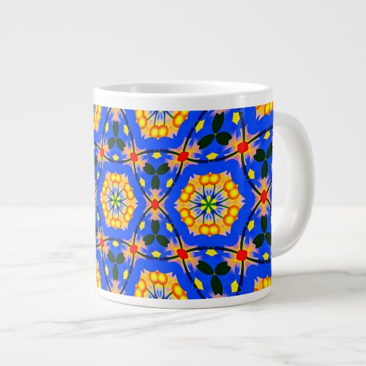 Ästhetisches Muster Jumbo-Tasse (Vorderseite Rechts)