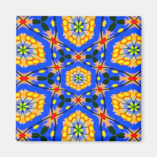 Ästhetisches Muster Magnet (Vorne)