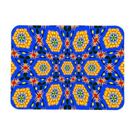 Ästhetisches Muster Magnet (Horizontal)