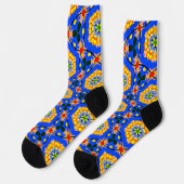 Ästhetisches Muster Socken (Linkes Detail)