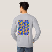 Ästhetisches Muster T-Shirt (Schwarz voll)