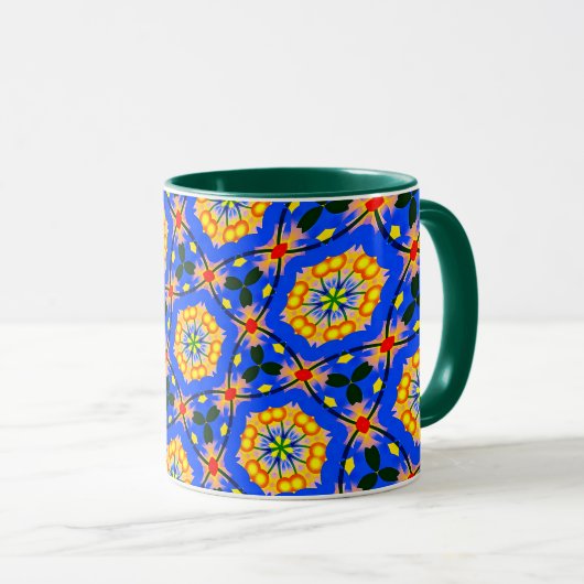 Ästhetisches Muster Tasse (VorderseiteRechts)