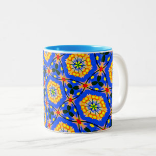 Ästhetisches Muster Zweifarbige Tasse
