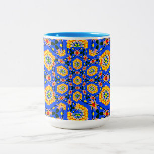 Ästhetisches Muster Zweifarbige Tasse