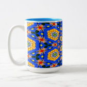 Ästhetisches Muster Zweifarbige Tasse (Links)
