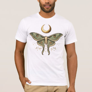 Ästhetisches Mystik-Luna-Motte-Grafik-T-Shirt T-Shirt