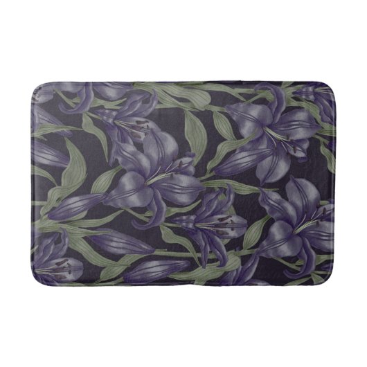 Ästhetisches nahtloses Muster Badematte (Vorderseite)