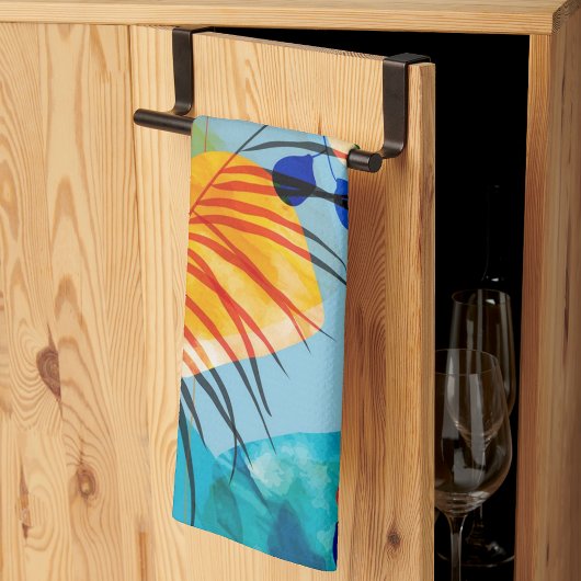 Ästhetisches nahtloses Muster Geschirrtuch