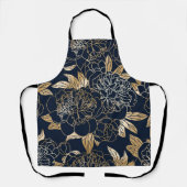 Ästhetisches nahtloses Muster Schürze (Vorderseite)