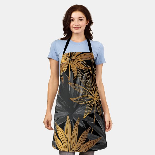 Ästhetisches nahtloses Muster Schürze