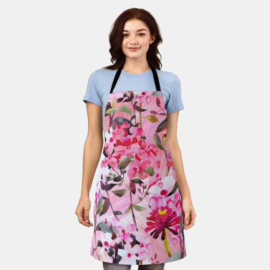 Ästhetisches nahtloses Muster Schürze