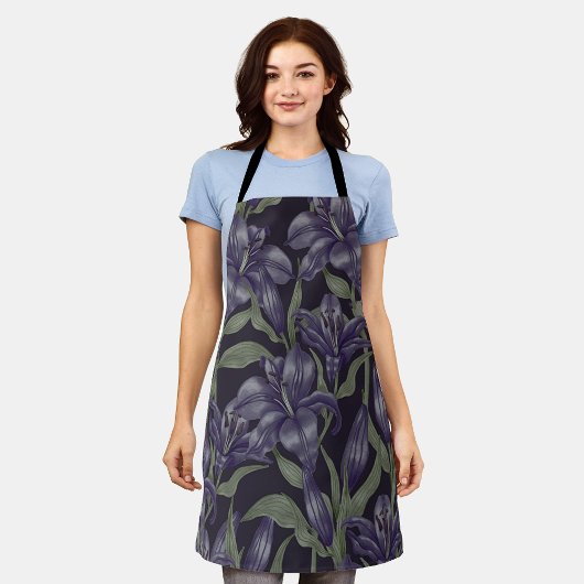 Ästhetisches nahtloses Muster Schürze