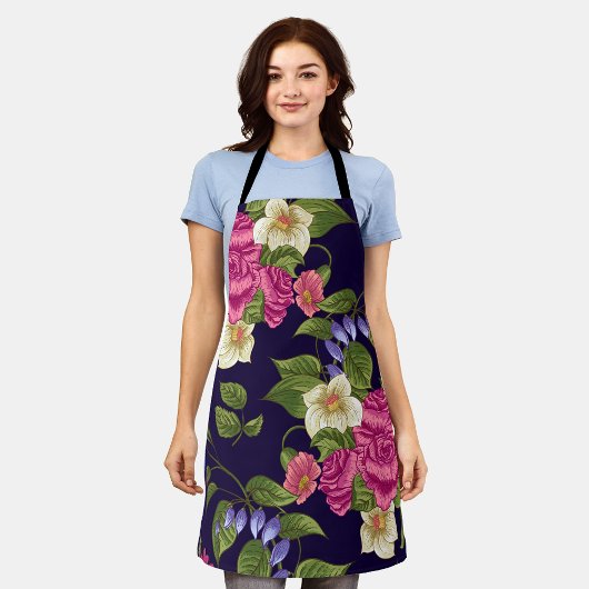 Ästhetisches nahtloses Muster Schürze