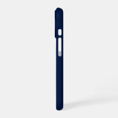 Ästhetisches Navy iPhone 16 Case | Minim Hülle (Linke Seite)