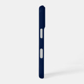 Ästhetisches Navy iPhone 16 Case | Minim Hülle (Rechte Seite)