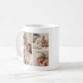 Ästhetisches Neujahrsfoto der ersten Großeltern Kaffeetasse (Vorderseite Links)