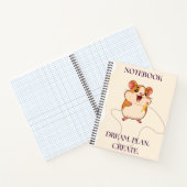 Ästhetisches niedlich Hamsterheft Notizblock (Innenseite)