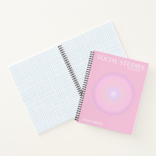 ästhetisches Notebook Notizblock (Innenseite)