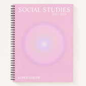 ästhetisches Notebook Notizblock (Vorderseite)