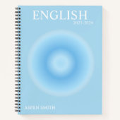 Ästhetisches Notebook Notizblock (Vorderseite)