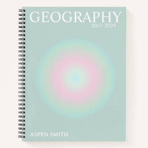 ästhetisches Notebook Notizblock