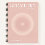 ästhetisches Notebook Notizblock (Vorderseite)