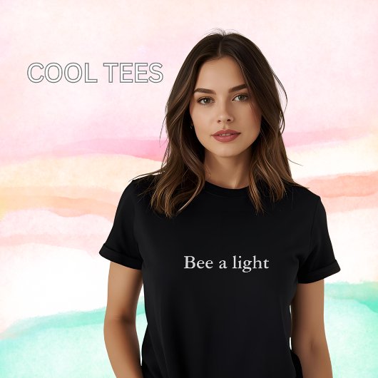 ästhetisches Outfit Zitat Bee a light T-Shirt