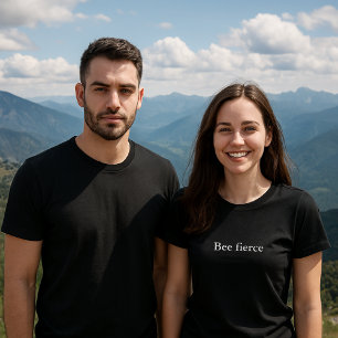 ästhetisches Outfit Zitat Bee fierce T-Shirt
