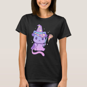 Ästhetisches Pastell-Gothik-Kätzchen mit Pizza Cut T-Shirt