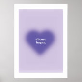 Ästhetisches Poster - Happy Choose (Vorne)