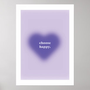 Ästhetisches Poster - Happy Choose
