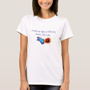 Ästhetisches Schmetterlings- und Blumen-Grafik-T-S T-Shirt