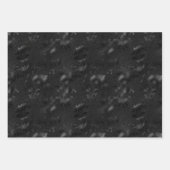 Ästhetisches Schwarz-Braun-Leopard-Muster Geschenkpapier Set (Vorderseite 2)