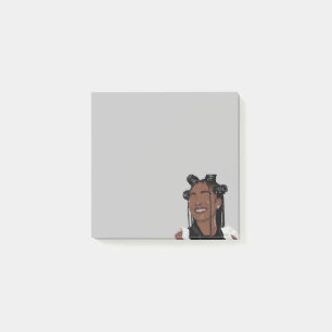 Ästhetisches Schwarzes Hautmädchen, Marsai Martin Post-it Klebezettel