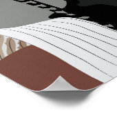 Ästhetisches Schwarzes Hautmädchen, Marsai Martin Poster (Ecke)