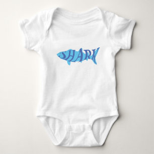 Ästhetisches Spielzeug Meeresschacht Spritztypogra Baby Strampler