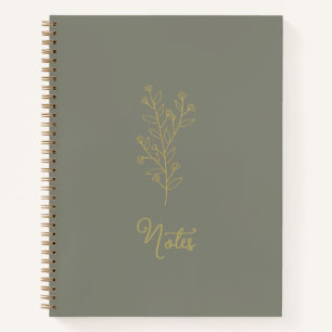 Ästhetisches Spiraljournal Notizblock