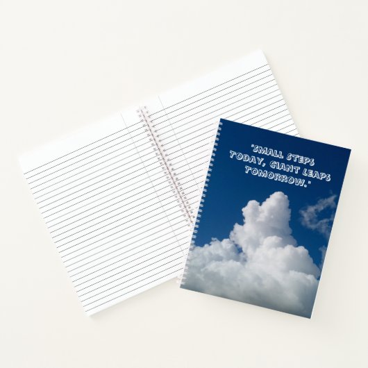 Ästhetisches SpiralNotebook Notizblock (Innenseite)