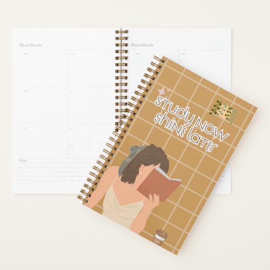 Ästhetisches Studien-Vibes-Journal Planer (Anzeige)