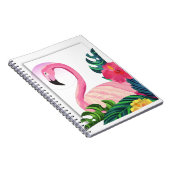 ästhetisches tropisches Flamingo Notizblock (Rechte Seite)