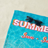 Ästhetisches Türkises Strand Sommer Handtuch (Beispiel)