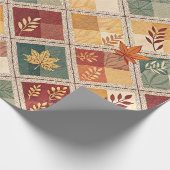 Ästhetisches Weihnachts-Karopapier Geschenkpapier (Ecke)