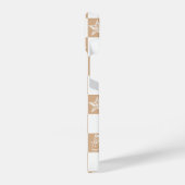 Ästhetisches Weihnachts-Schachbrett iPhone Hülle (Linke Seite)