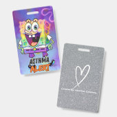 Asthma-Abzeichen Ausweis (Front & Back)