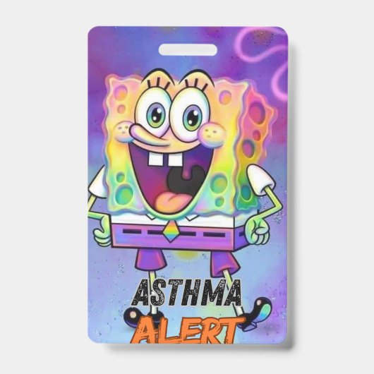 Asthma-Abzeichen Ausweis (Front)