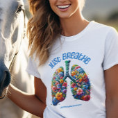 Asthma Awareness Floral Blume Lung Allergie T-Shirt