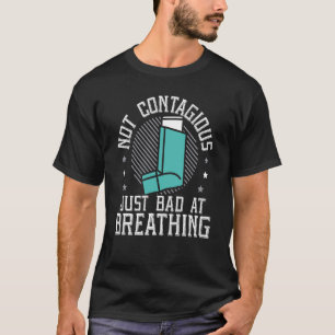 Asthma-Bewusstsein Atmung Keuchen Asthma-Krieger T-Shirt